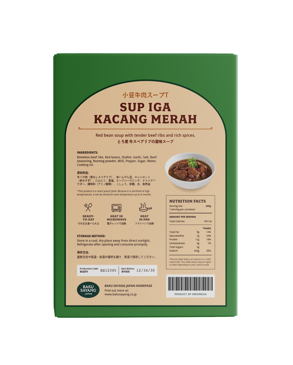 Sup Iga Kacang Merah